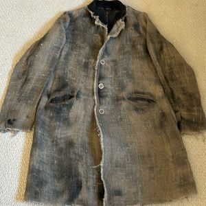 Avont Toi long heavyweight jacket